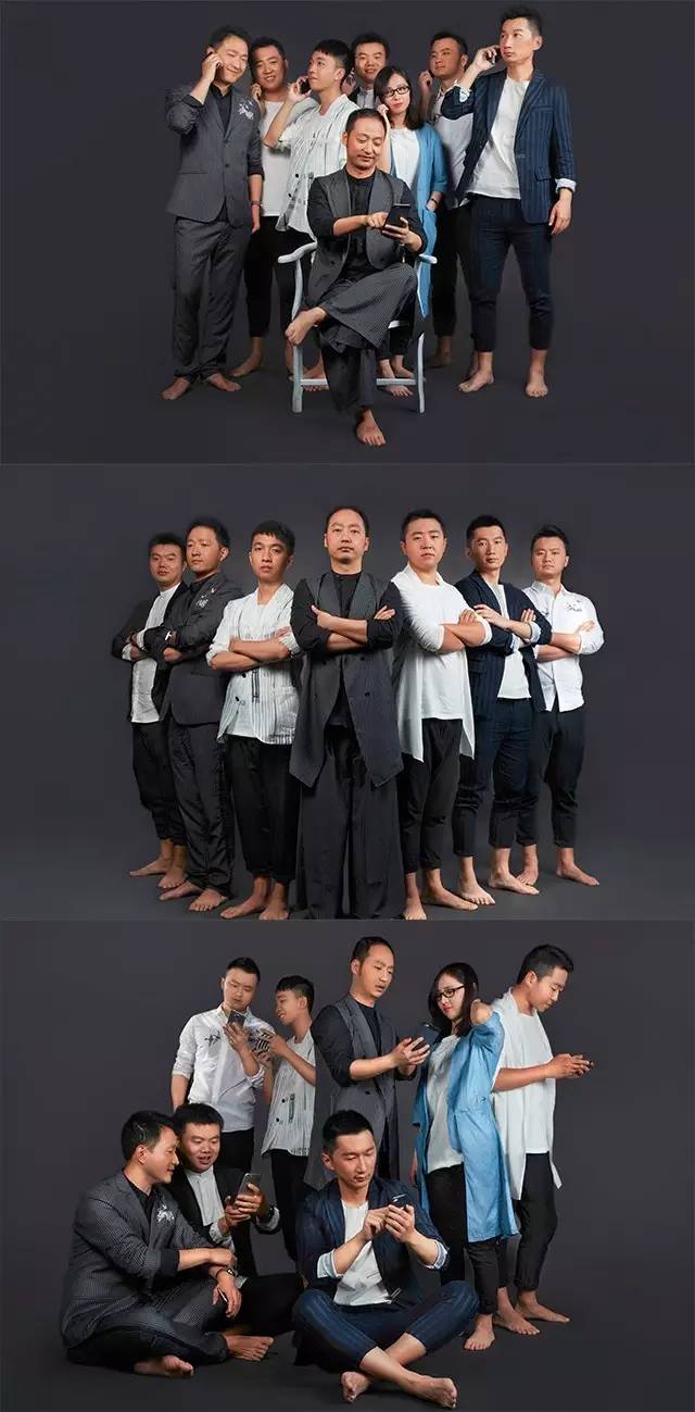 钉钉创始团队赤脚照.某媒体解读为:光脚的不怕穿鞋的
