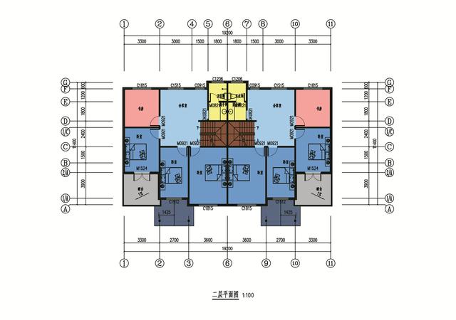 农村9x11米经典双拼自建房,这样布局很实用 含图纸