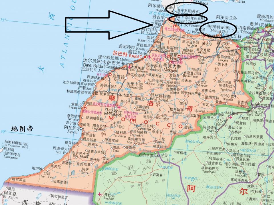 西班牙vs摩洛哥2比2，西班牙与摩洛哥的历史关系？