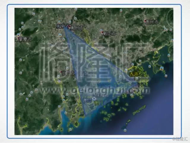珠三角平原地形图