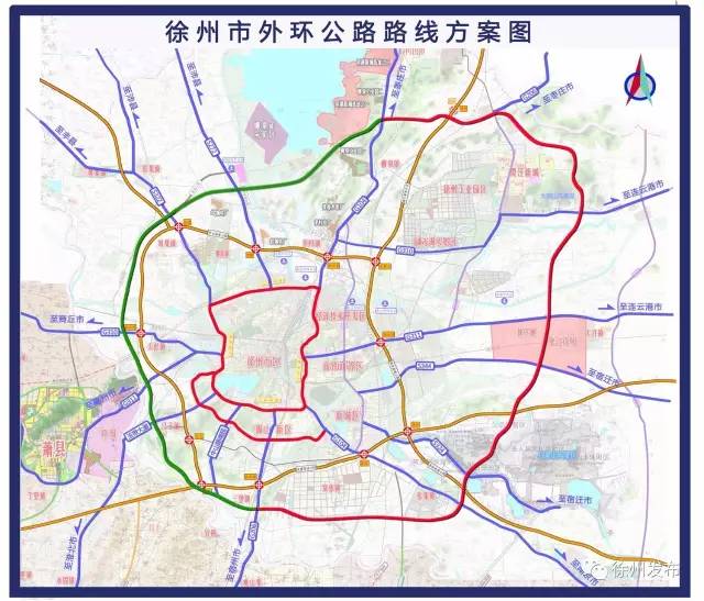 就是规划的徐州外环公路东南段 也被很多朋友视为 "徐州五环路"