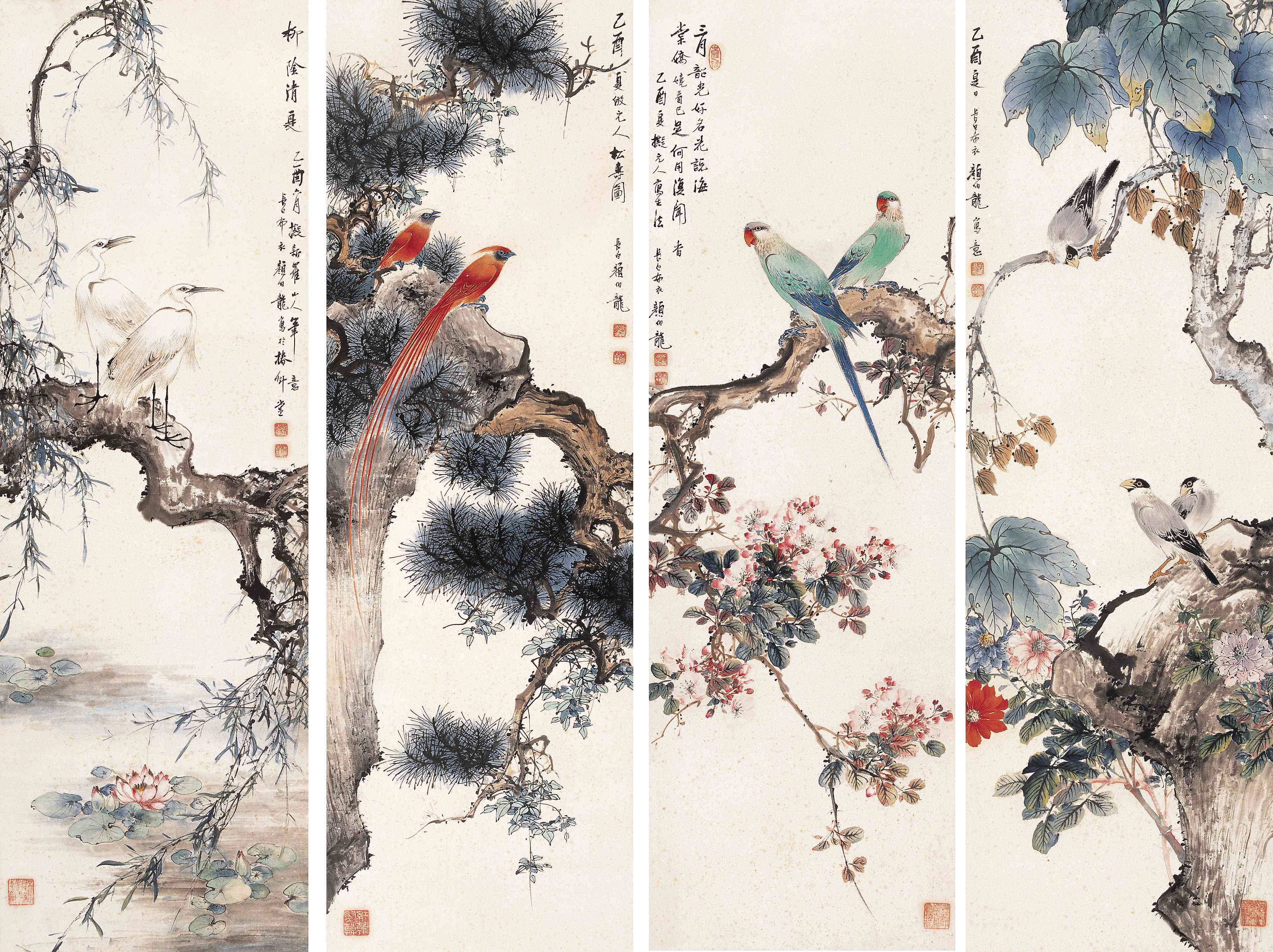 花鸟_花鸟图片,鉴赏,作品_新浪美术馆_新浪网