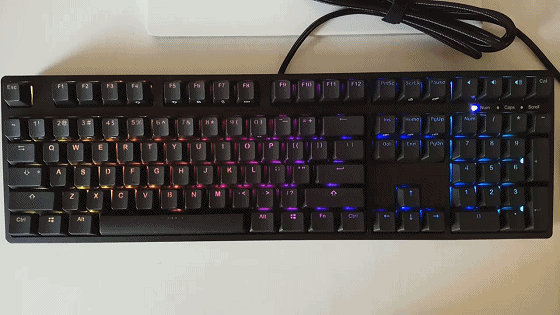 fn f4:全点亮模式.