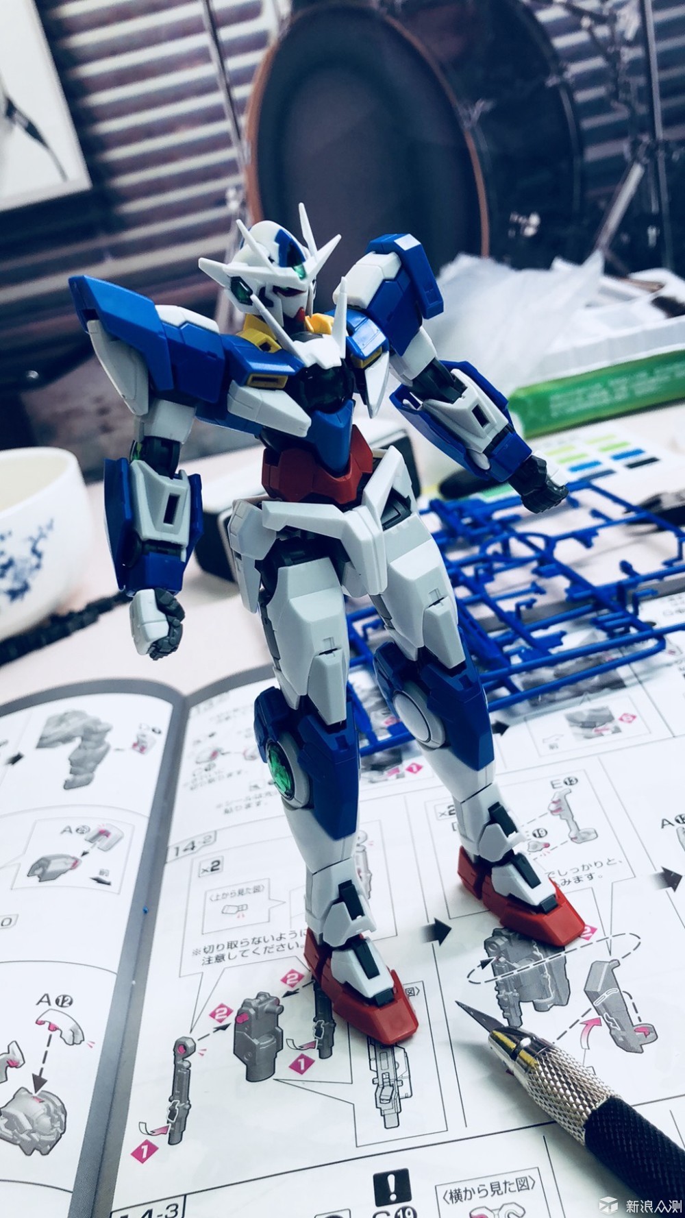 模型之路高达bandairg00q拼装体验