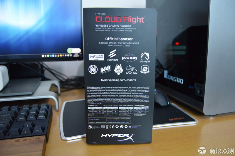 金士顿hyperxcloud天箭无线游戏耳机体验