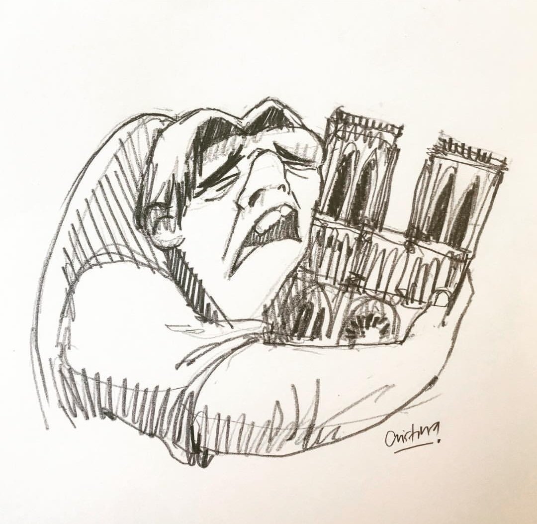 巴黎圣母院突发大火世界政要纷纷表达关切