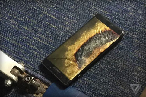 Note 7 第二次召回? 三星新机也炸了__财经头条