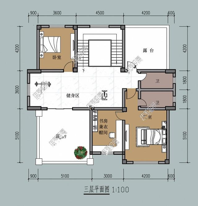 6714x14米带堂屋自建房这样设计正适合农村含图纸