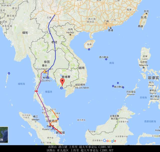 泰国与马来西亚建高铁,泛亚高铁最后一段连起来了