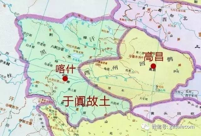 在喀喇汗王朝同于阗王国的战争中,由于高昌回鹘支持于阗,因此与同为