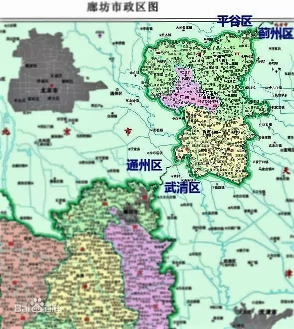 北三县地图高清版图片