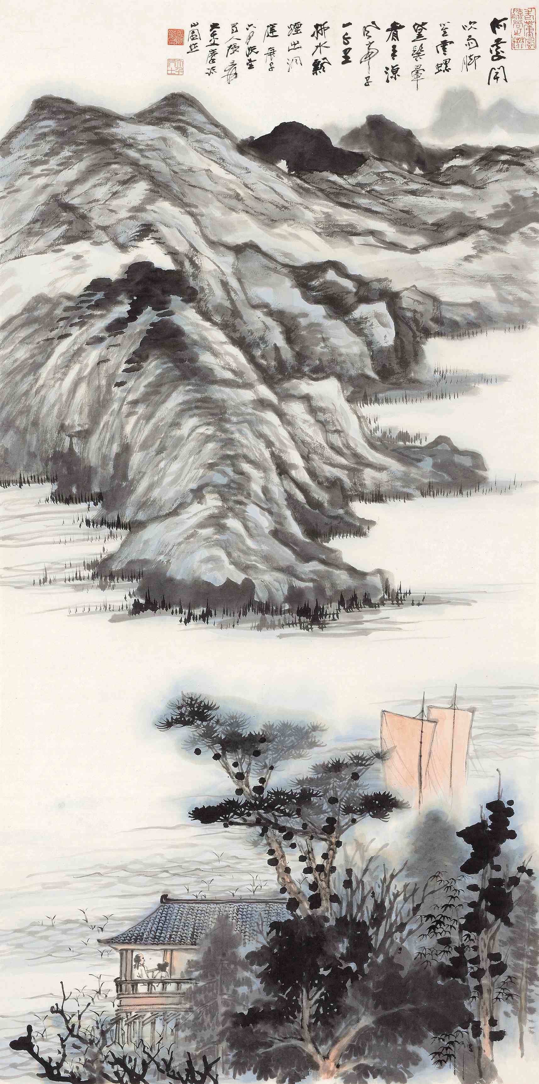 洞庭帆影_洞庭帆影图片,鉴赏,作品_新浪美术馆_新浪网