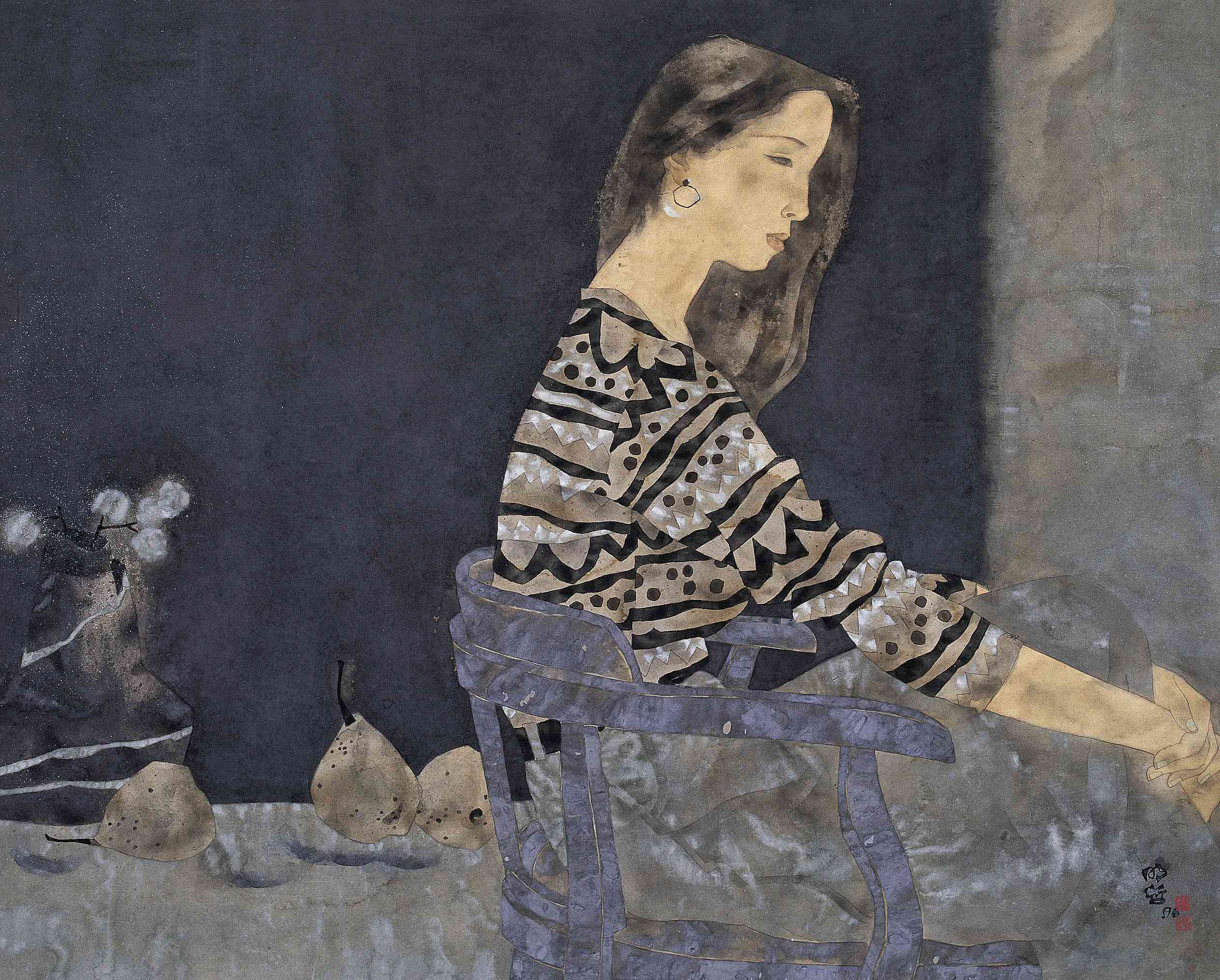 胡明哲:1953年1月生.北京人.曾就读于首都师范大学美术系,中央美术.