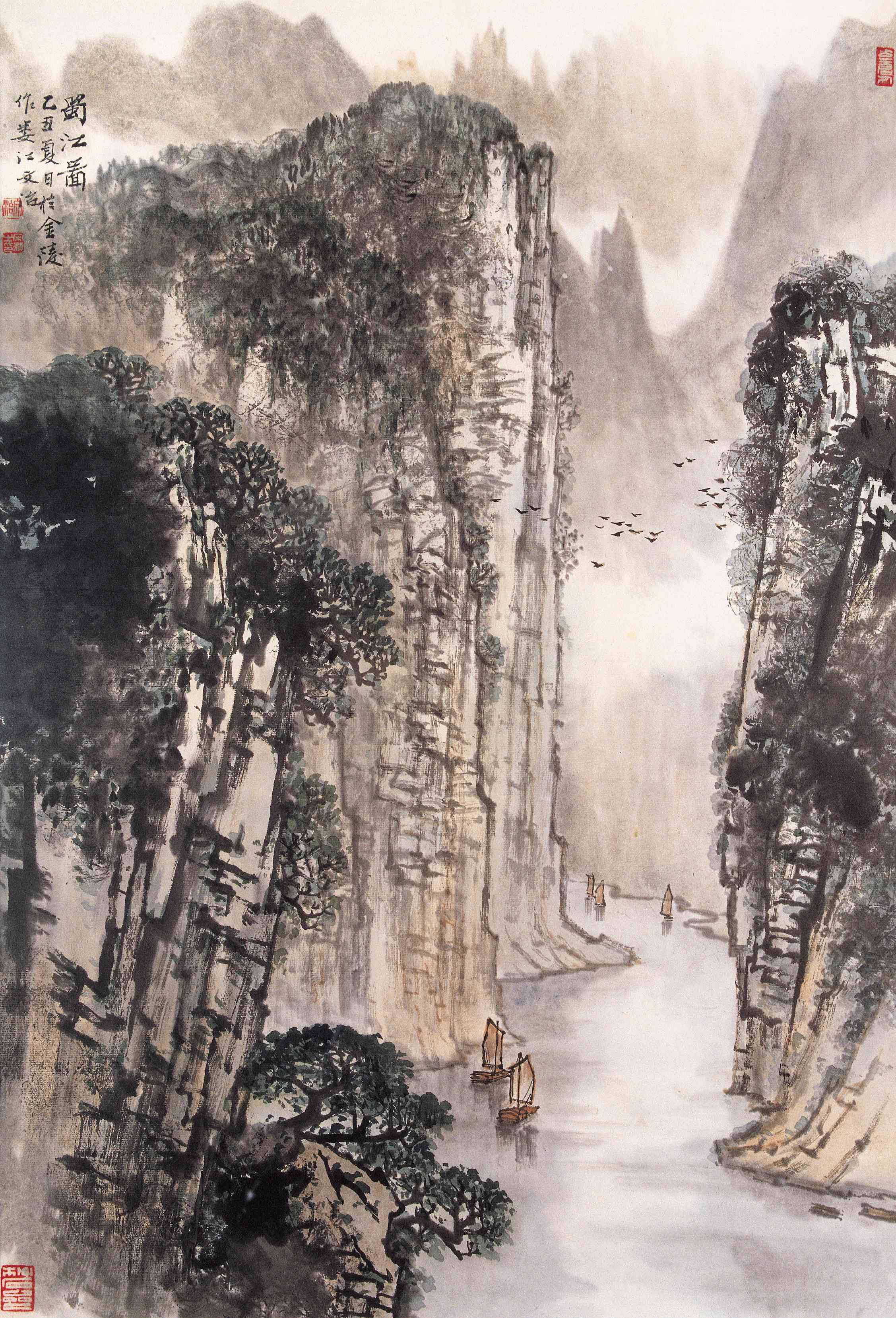 蜀江图_蜀江图图片,鉴赏,作品_新浪美术馆_新浪网