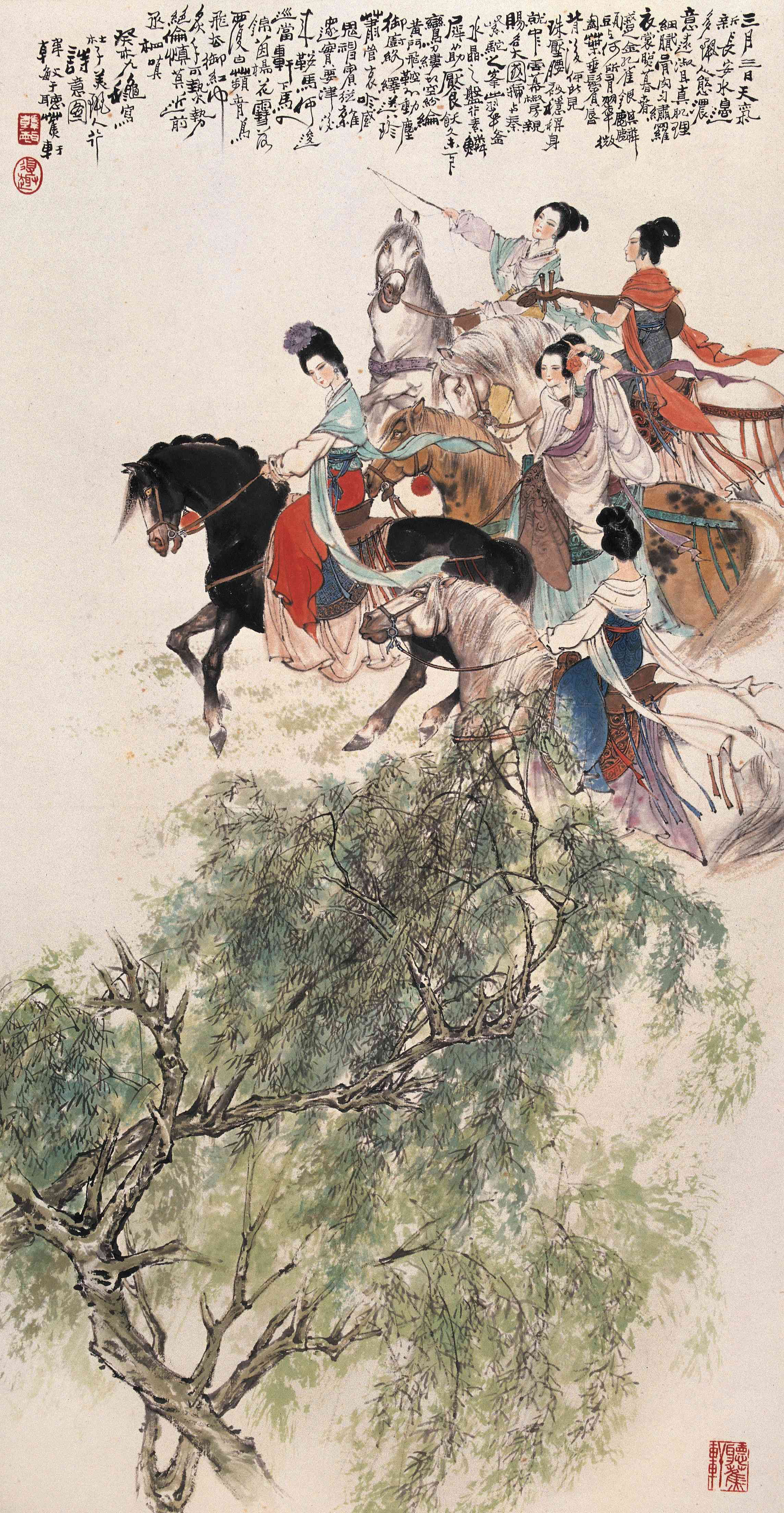 游春图_游春图图片,鉴赏,作品_新浪美术馆_新浪网