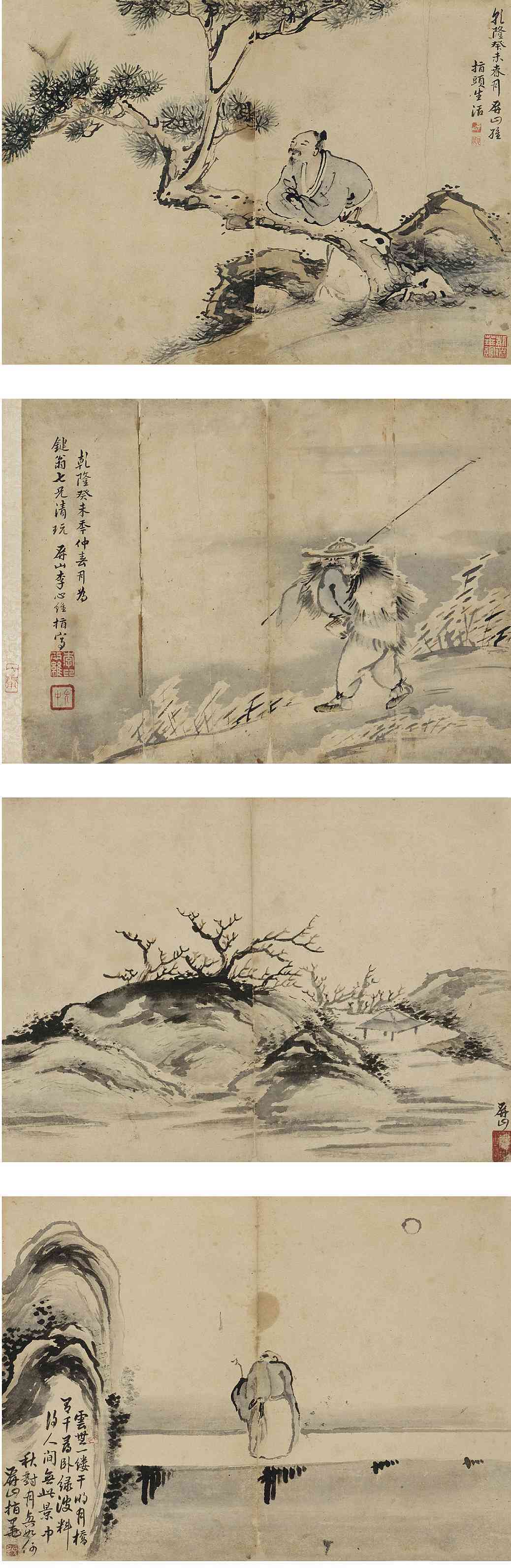 指画杂册_指画杂册图片,鉴赏,作品_新浪美术馆_新浪网