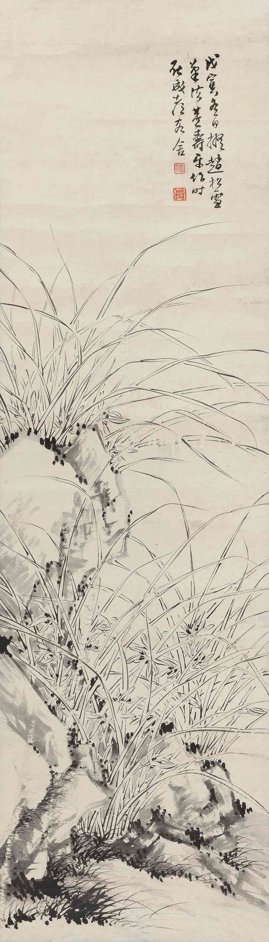 兰花图_兰花图图片,鉴赏,作品_新浪美术馆_新浪网