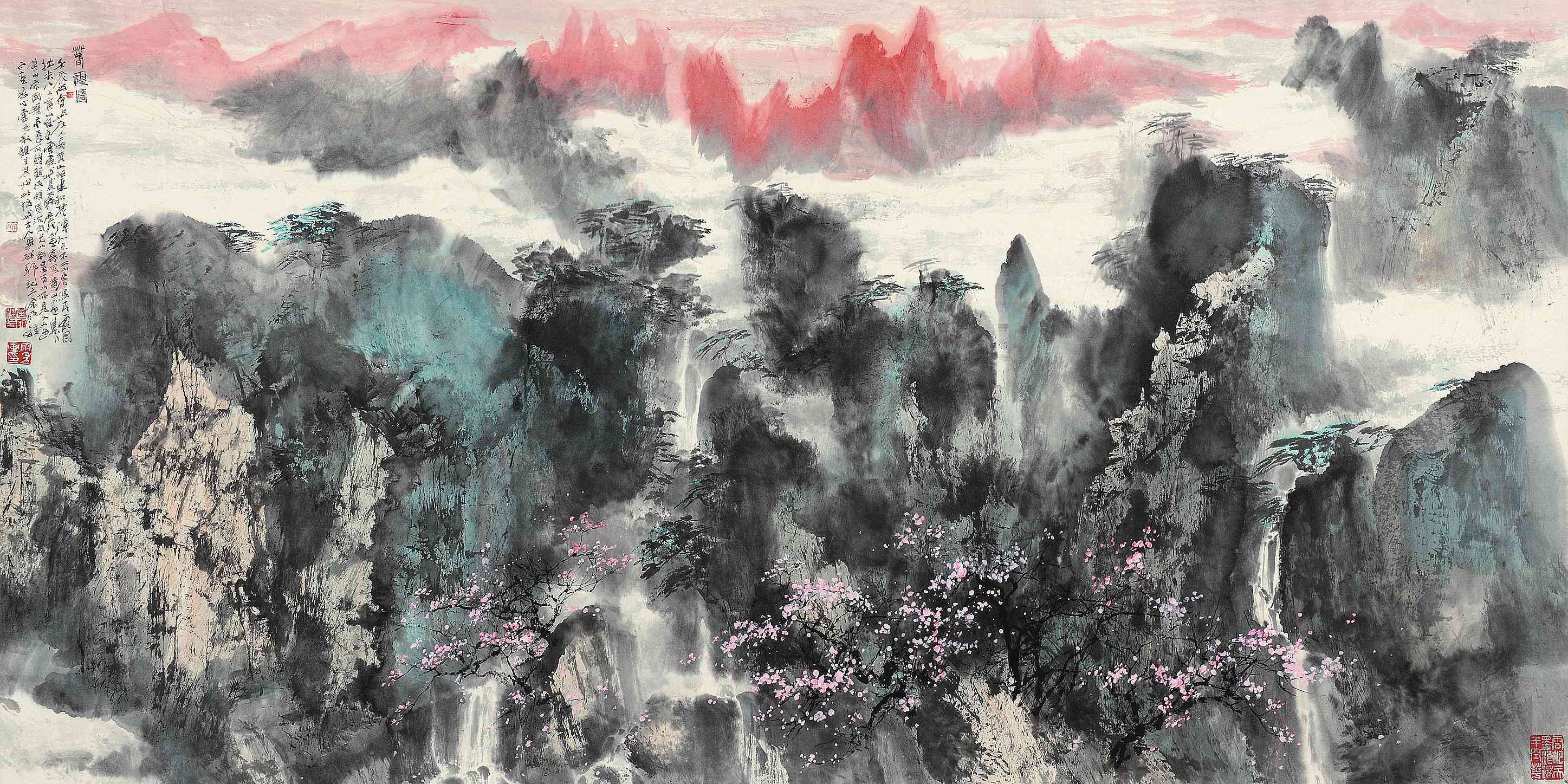春霞图_春霞图图片,鉴赏,作品_新浪美术馆_新浪网