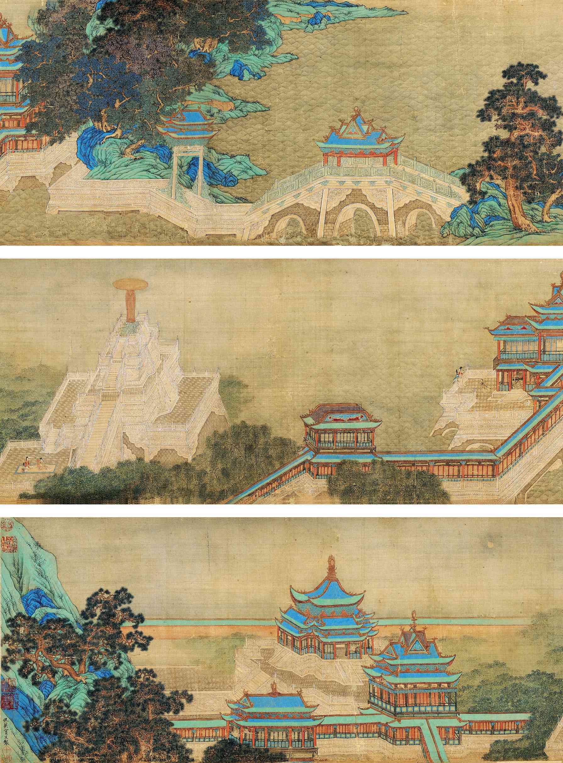 仇英 仙山楼阁图