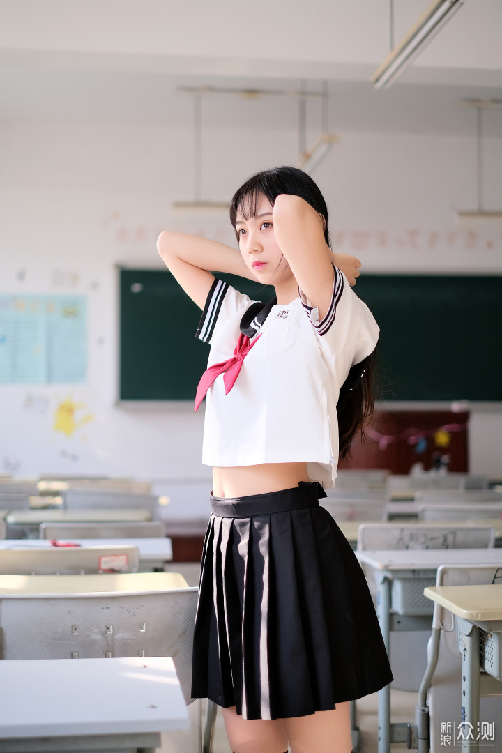 【科技圈最美游戏姬】魅族note9 jk服妹子套图