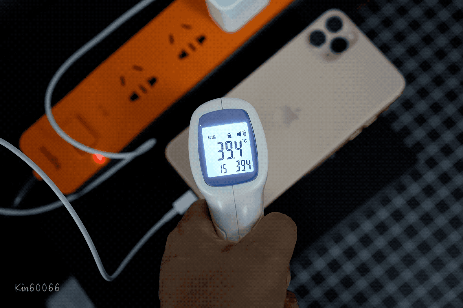 快充前期手机背部温度分布