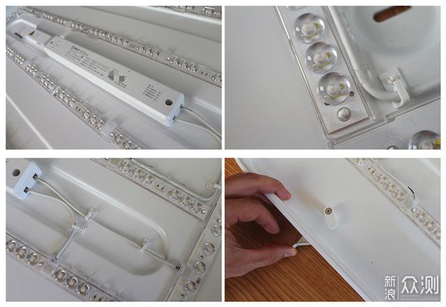 灯好不好,也要看看内部的做工,米家客厅吸顶灯内部灯板排列规整,而且