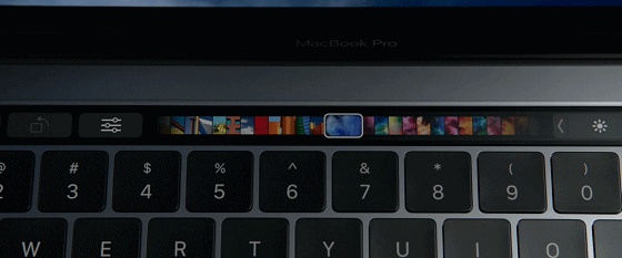 3张动图带你看明白新macbook的touch bar多酷