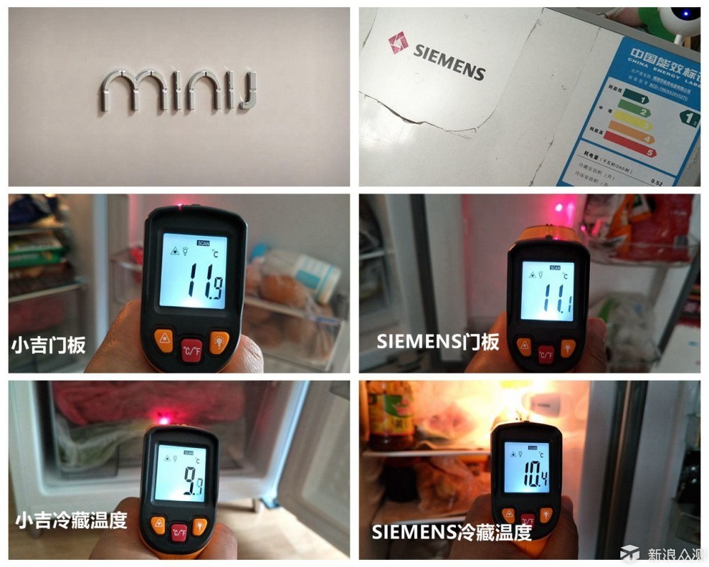 调节温度时,建议以冷藏室的温度为标准,调到1～8