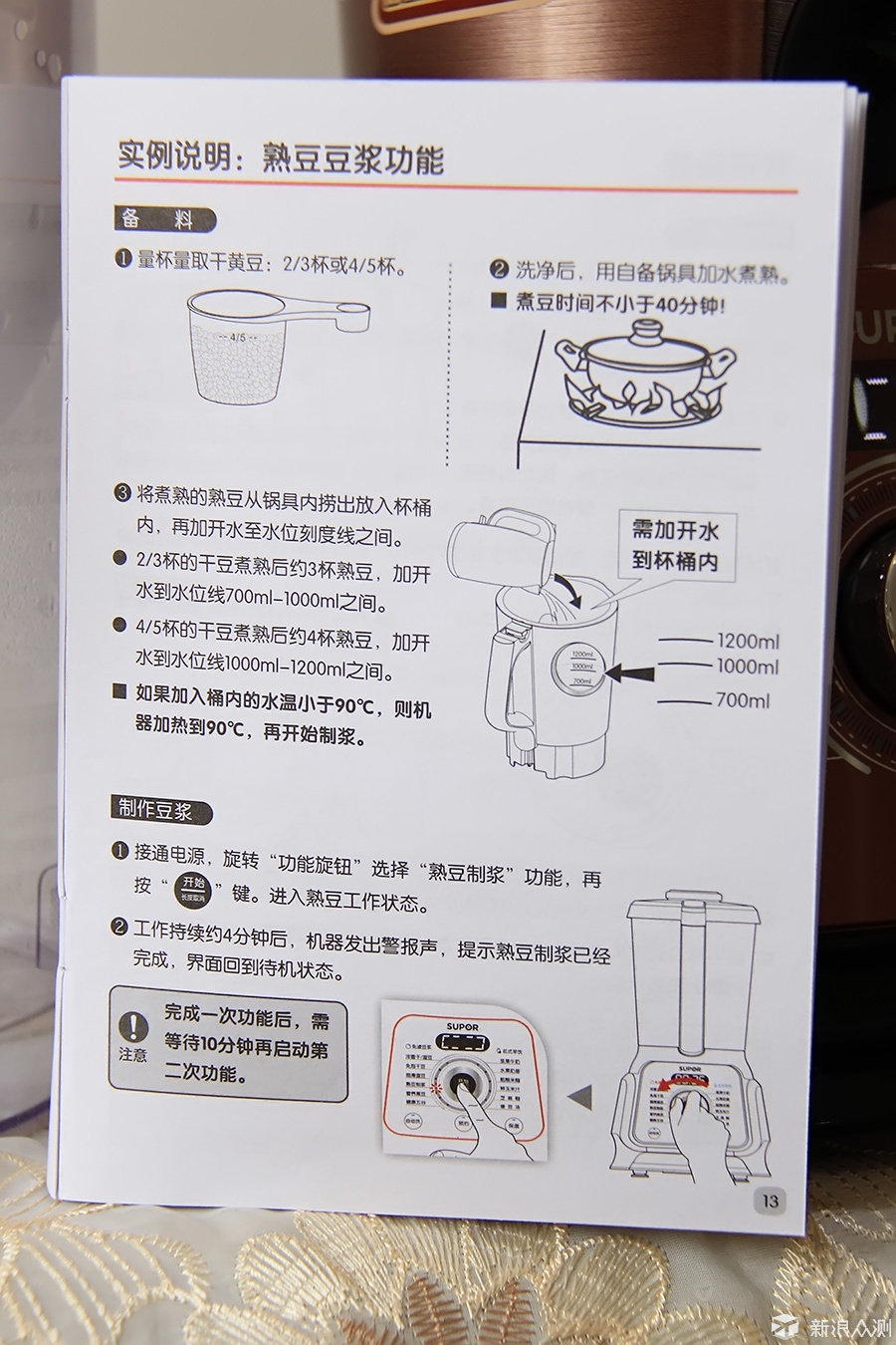 磨出耐心教你全面使用苏泊尔醇浆机